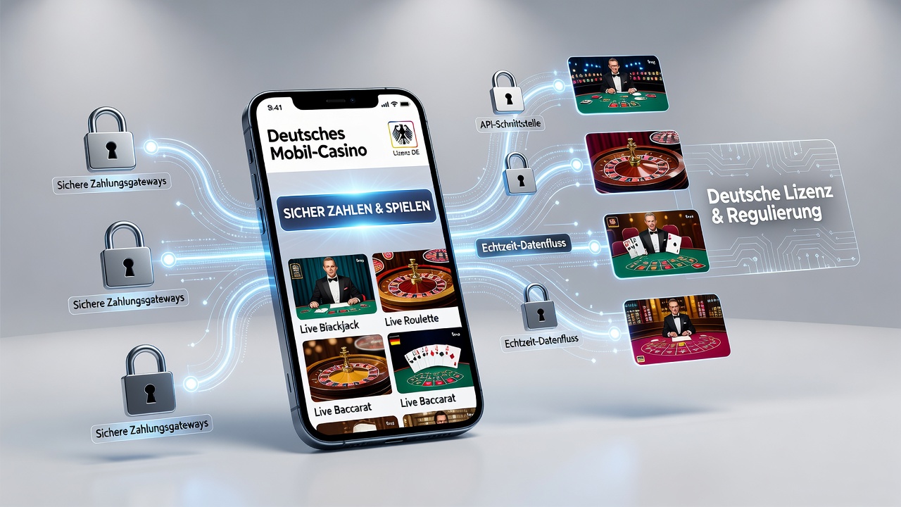 Mobile Live-Spiele mit integrierten sicheren Zahlungsoptionen auf regulierten deutschen Plattformen