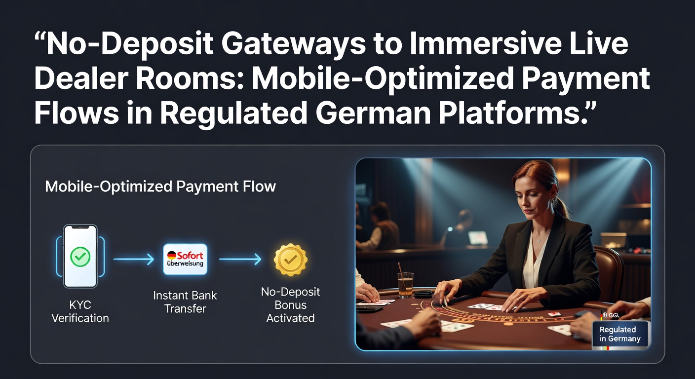 Screenshot eines mobilen Live-Dealer-Tisches mit No-Deposit-Zugang auf einer regulierten deutschen Plattform