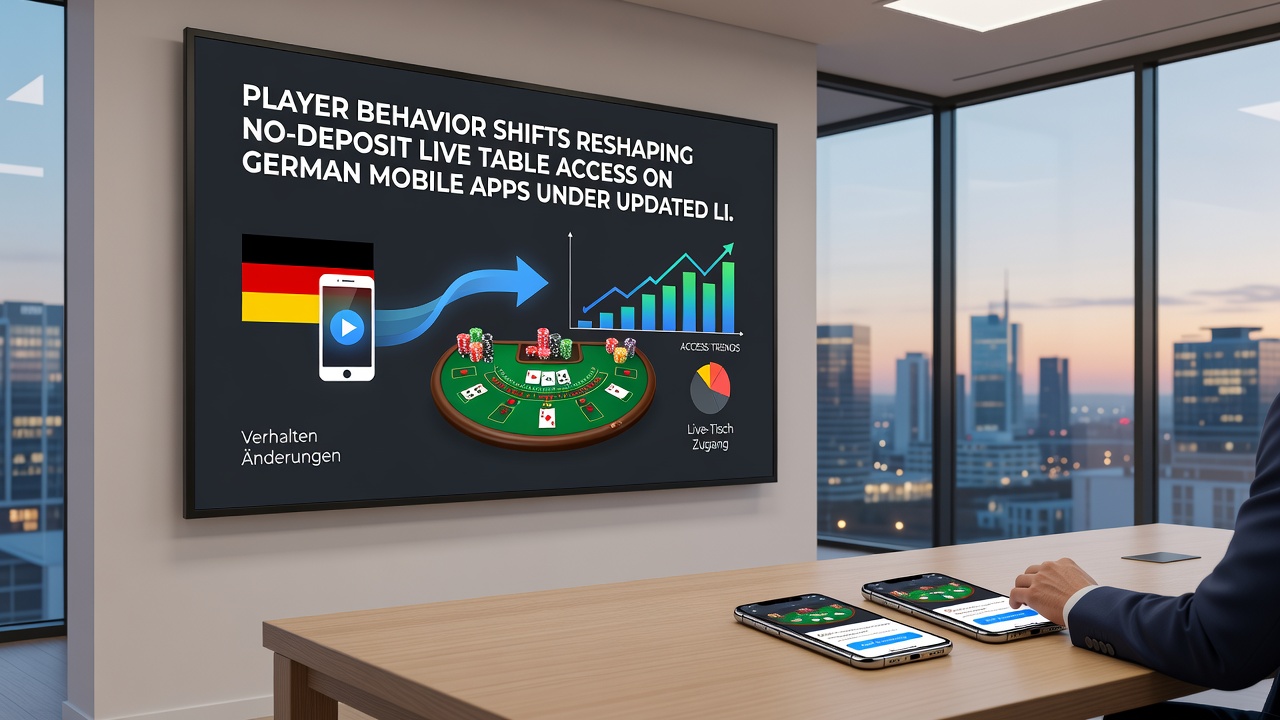 Mobile App-Entwicklungen für regulierte Live-Tische in Deutschland